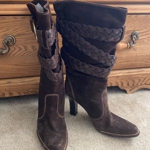 COACH Brown Suede size 8 boots